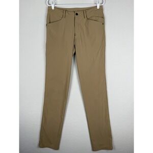 Lululemon ABC 5 Pocket Pants Mens 31x35 Khaki Stretch Golf